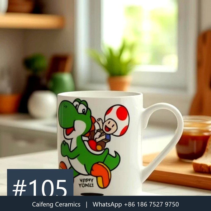 Cactus #105 custom ceramic mug